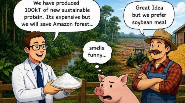The Vicious Circle of Alternative Protein Developments — Can Research and Industry Break It?